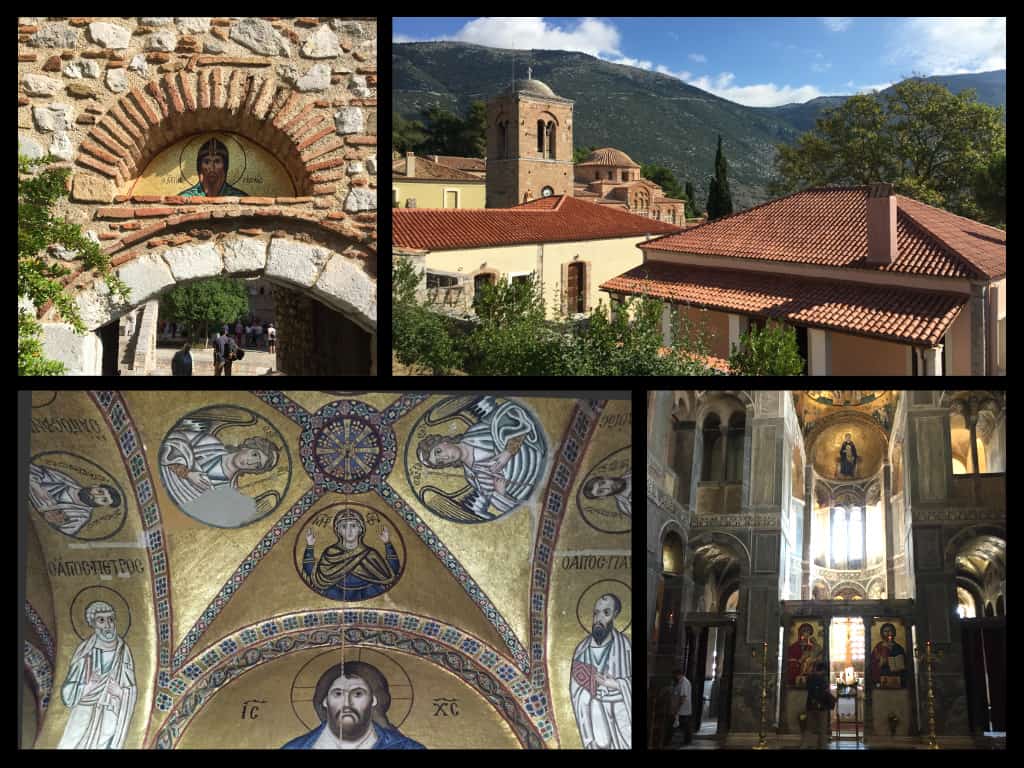 Inside the Hosios Loukas Monastery