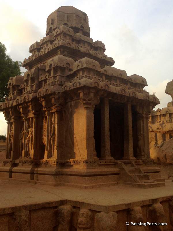 Five Rathas built by Pallava Dynasty