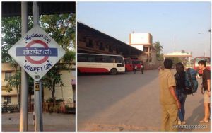 Bus station to Hampi