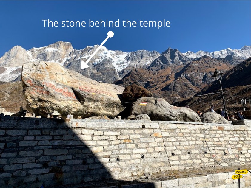 Stone that saved people in Kedarnath